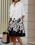 Elegant Casual Printed Women's Dress - Flattering Summer Style for Any Occasion 10