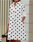 Elegant Casual Printed Women's Dress - Flattering Summer Style for Any Occasion 1