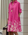 Elegant Casual Printed Women's Dress - Flattering Summer Style for Any Occasion 3