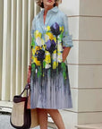 Elegant Casual Printed Women's Dress - Flattering Summer Style for Any Occasion 9
