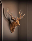 Elegant Faux Deer Head Wall Decor – Handmade Resin Art for Unique Home Accent, 40 x 45 cm 2