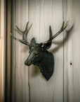 Elegant Faux Deer Head Wall Decor – Handmade Resin Art for Unique Home Accent, 40 x 45 cm 3