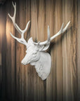 Elegant Faux Deer Head Wall Decor – Handmade Resin Art for Unique Home Accent, 40 x 45 cm 5