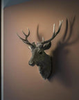 Elegant Faux Deer Head Wall Decor – Handmade Resin Art for Unique Home Accent, 40 x 45 cm 6