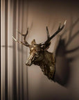 Elegant Faux Deer Head Wall Decor – Handmade Resin Art for Unique Home Accent, 40 x 45 cm 8