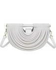 Elegant Rope Crescent Bag – Handmade Woven Evening Purse for Weddings and Events 2
