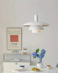 Elegant Scandinavian Hanging Lamp – Colorful LED Pendant Light for Kitchen and Living Room, Modern Aluminum Design 2