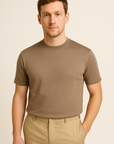 Emmett | Luxe Tailored Khaki Tee for Effortless Style