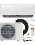 Energy Star Certified 12000 BTU 21 SEER2 208-230V Ductless Mini Split Air Conditioner with Heater Pump 0