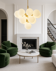 Entra | Luminous Nordic Style Ball Chandelier with a Modern Touch 3