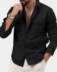 Ethan | Classic Elegant Long Sleeve Men's Shirt 1