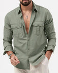 Ethan | Classic Elegant Long Sleeve Men's Shirt 2