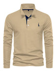 Ethan | Classic Long Sleeve Polo Shirt 10