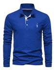 Ethan | Classic Long Sleeve Polo Shirt 13