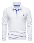 Ethan | Classic Long Sleeve Polo Shirt 8