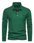Ethan | Classic Long Sleeve Polo Shirt 9