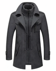 Ethan | Elegant Modern Double Collar Men's Jacket 2
