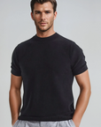 Ethan | Luxurious Black Cashwool T-Shirt 0
