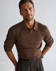 Ethan | Stylish Long Sleeve Polo Shirts for Men 0