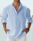Ethan | Stylish Relaxed Linen Men's Shirt 0