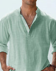 Ethan | Stylish Relaxed Linen Men's Shirt 11
