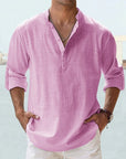 Ethan | Stylish Relaxed Linen Men's Shirt 8
