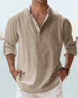 Ethan | Stylish Relaxed Linen Men's Shirt 9