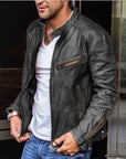Ethan | Stylish Weatherproof Mens Leather Jacket 1