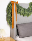 EvergreenCharm – Atmospheric Christmas Garland of Cypress Leaves 2