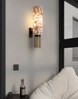 Eviora | Minimalist Copper Stone Wall Lamp with a Modern Elegance 1