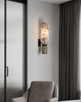 Eviora | Minimalist Copper Stone Wall Lamp with a Modern Elegance 4