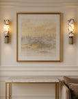 Eviora | Minimalist Copper Stone Wall Lamp with a Modern Elegance 7