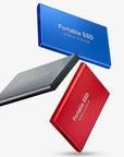 External SSD Drive Aluminum Portable Storage 8