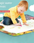 Extra Large Water Doodle Mat for Kids – Mess-Free Educational Doodle Mat with Multiple Themes 1
