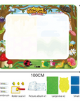 Extra Large Water Doodle Mat for Kids – Mess-Free Educational Doodle Mat with Multiple Themes 6