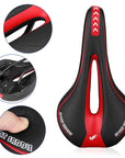 Extra Soft Gel Bicycle Saddle – Comfortable Bike Seat with Hollow Design for MTB and Road Biking, Non-Slip Surface, and Enhanced Airflow 2