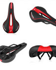 Extra Soft Gel Bicycle Saddle – Comfortable Bike Seat with Hollow Design for MTB and Road Biking, Non-Slip Surface, and Enhanced Airflow 3