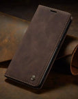 FauxLeather | Elegant Stylish Wallet Phone Case with Card Holder for Samsung 5