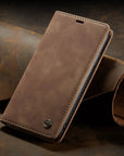 FauxLeather | Elegant Stylish Wallet Phone Case with Card Holder for Samsung 6