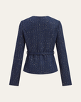 Felicity | Metallic Button Tweed Jacket 1
