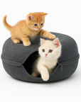 FelisCave | Cozy Durable Felt Cat Tunnel Bed for Multiple Cats 0