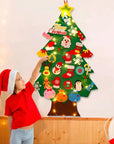 FeltJoy | Creative Interactive Christmas Decoration Wall Tree with Lights 2