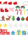 FeltJoy | Creative Interactive Christmas Decoration Wall Tree with Lights 3
