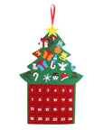 FeltTree | Charming Festive Advent Calendar with 24 Pockets for Christmas 5