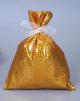 FestiWrap | Vibrant Reusable Foil Christmas Gift Bags Set for Easy Wrapping 5