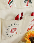 FestiveCanvas | Colorful Interactive Hanging Advent Calendar with 24 Pockets 2