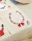 FestiveCanvas | Colorful Interactive Hanging Advent Calendar with 24 Pockets 6