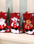 FestiveCharm | Delightful Red Christmas Stockings Set for Holiday Decor 0