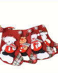 FestiveCharm | Delightful Red Christmas Stockings Set for Holiday Decor 4