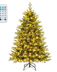 FestiveFir – Hinged Christmas Tree with Realistic Branches and LED 0
